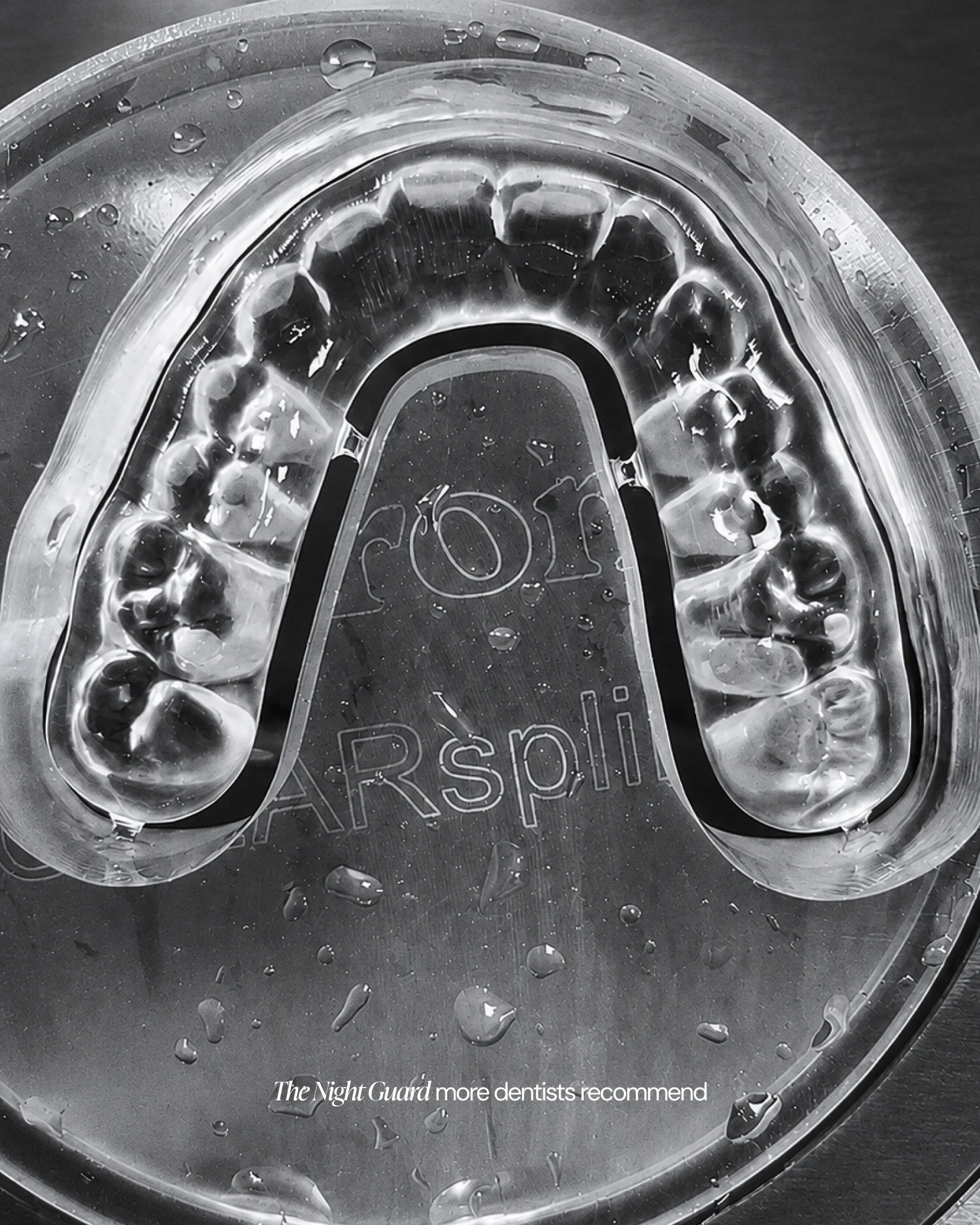 Dentlink dental nightguard close-up